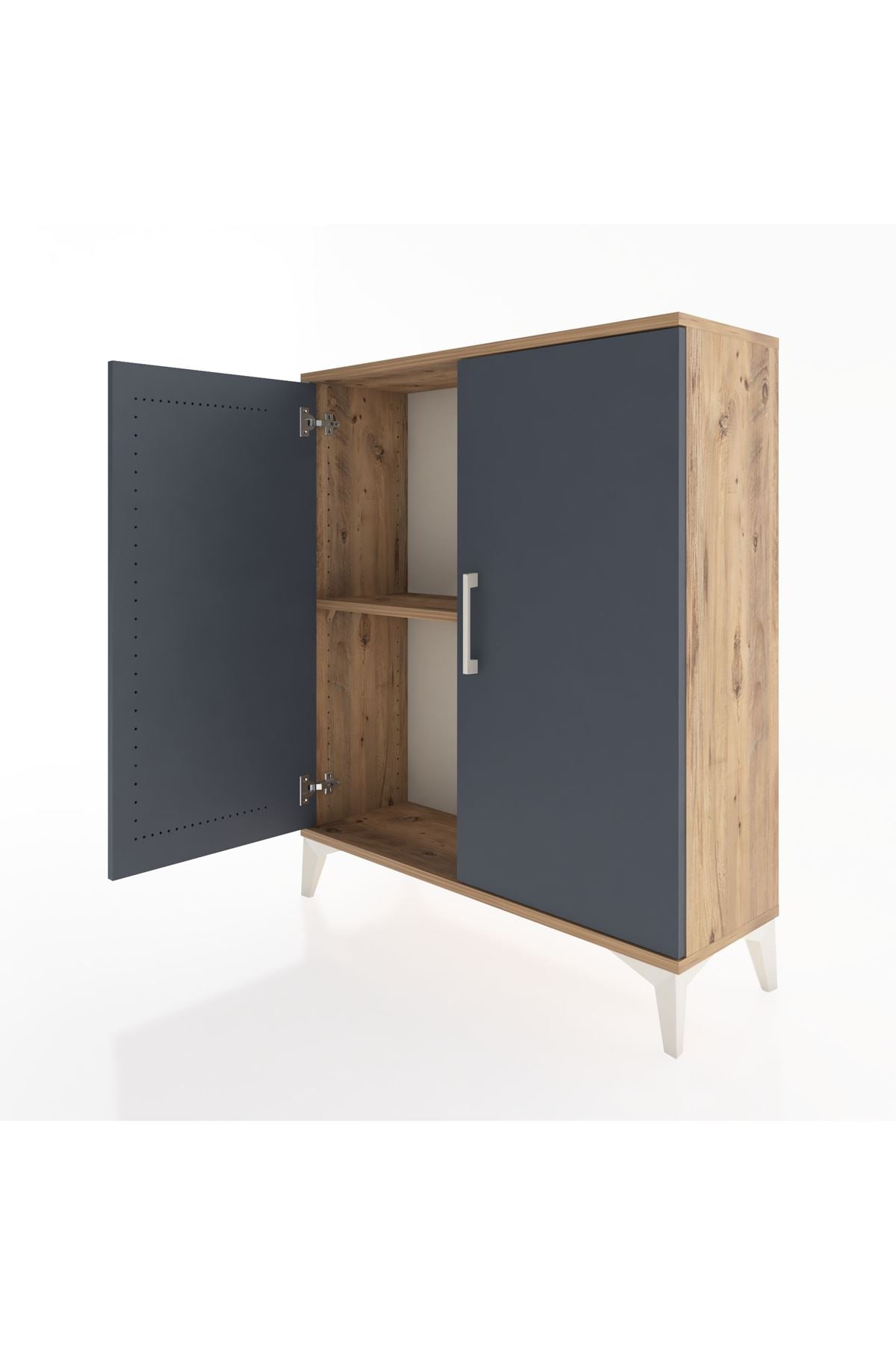 Arges Şifonyer Tek Raflı 2 Kapaklı 88x30x106 - S05M004V8A