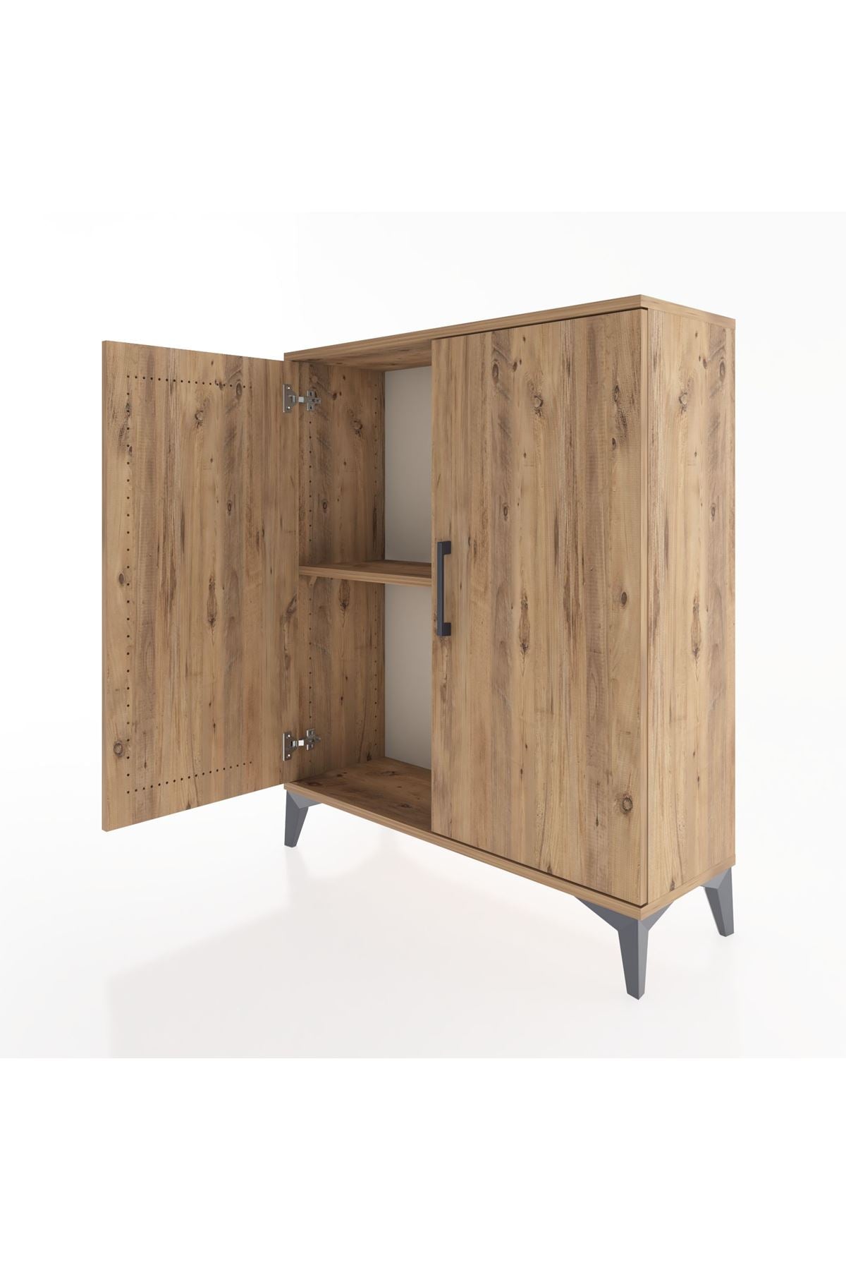 Arges Şifonyer Tek Raflı 2 Kapaklı 88x30x106 - S05M004V9A