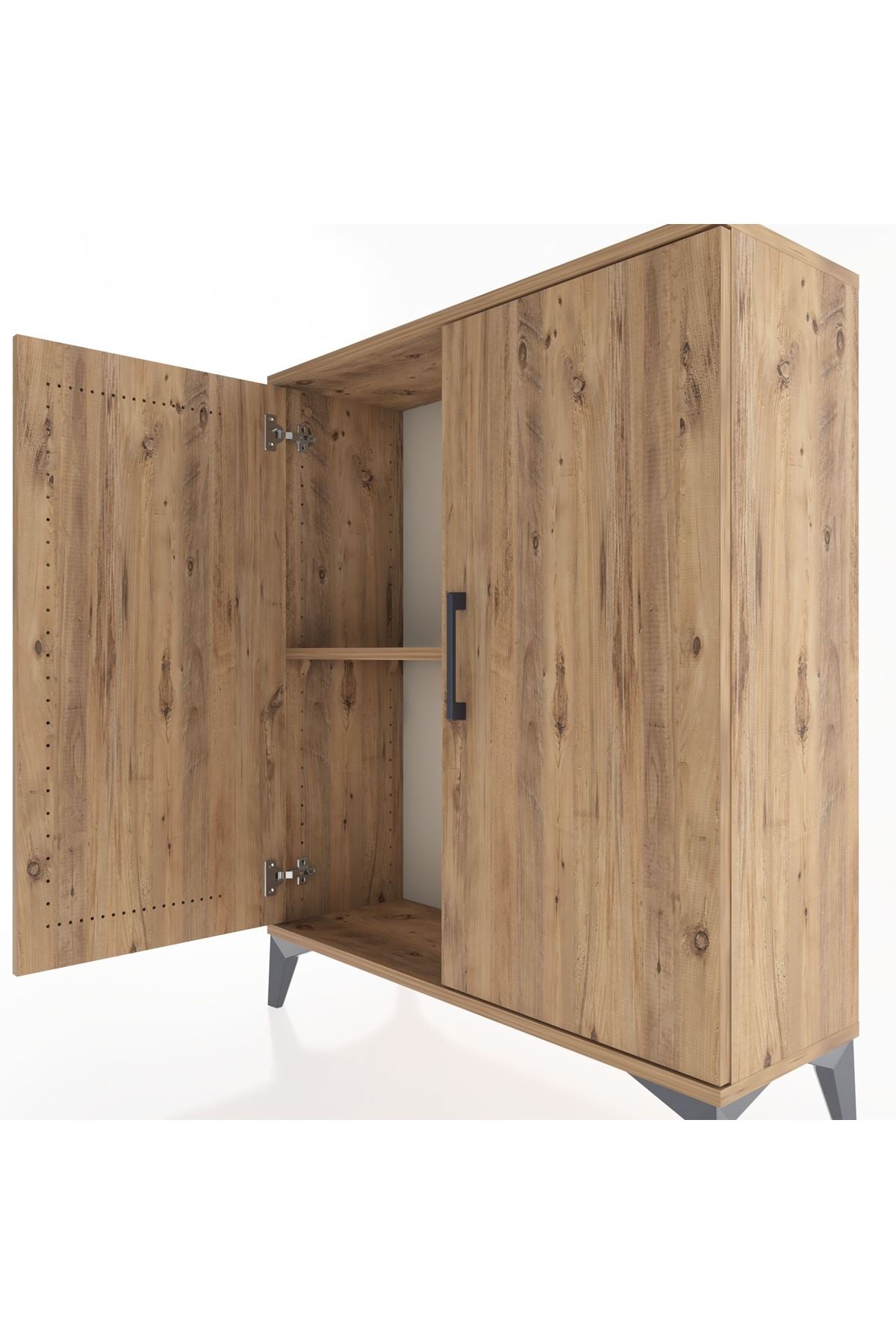 Arges Şifonyer Tek Raflı 2 Kapaklı 88x30x106 - S05M004V9A