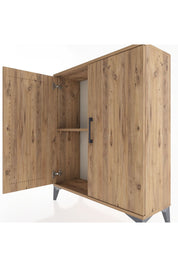 Arges Şifonyer Tek Raflı 2 Kapaklı 88x30x106 - S05M004V9A
