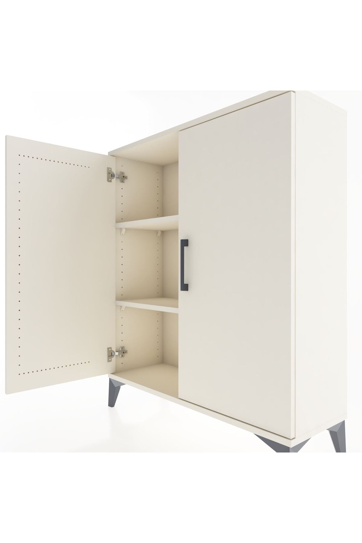 Arges Şifonyer 2 Raflı 2 Kapaklı 88x30x106 - S05M005V1A