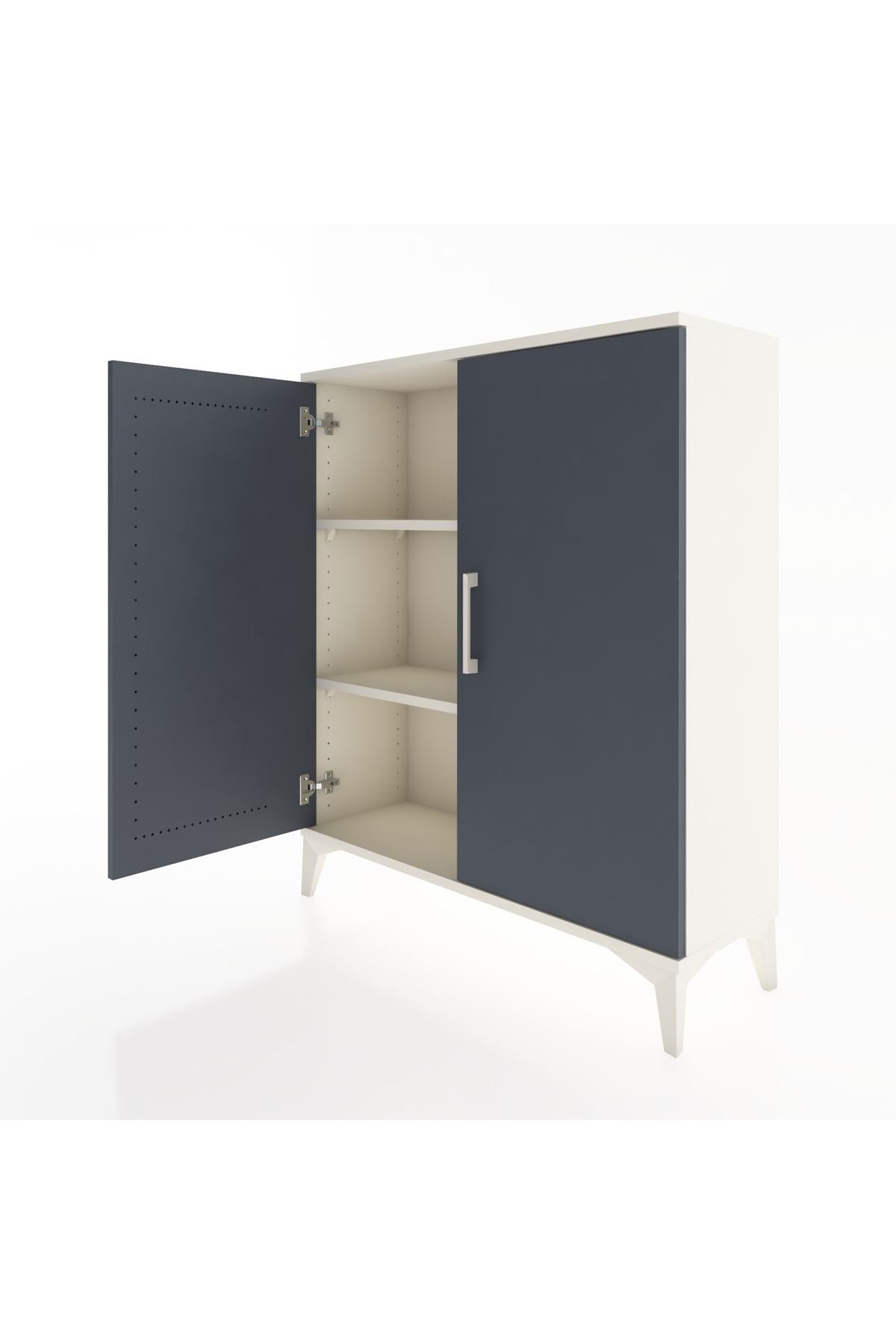 Arges Şifonyer 2 Raflı 2 Kapaklı 88x30x106 - S05M005V2A