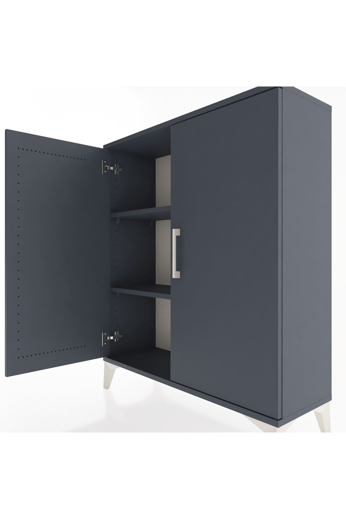 Arges Şifonyer 2 Raflı 2 Kapaklı 88x30x106 - S05M005V5A