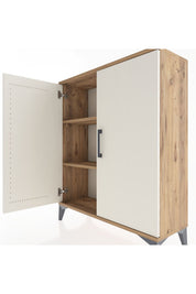 Arges Şifonyer 2 Raflı 2 Kapaklı 88x30x106 - S05M005V7A