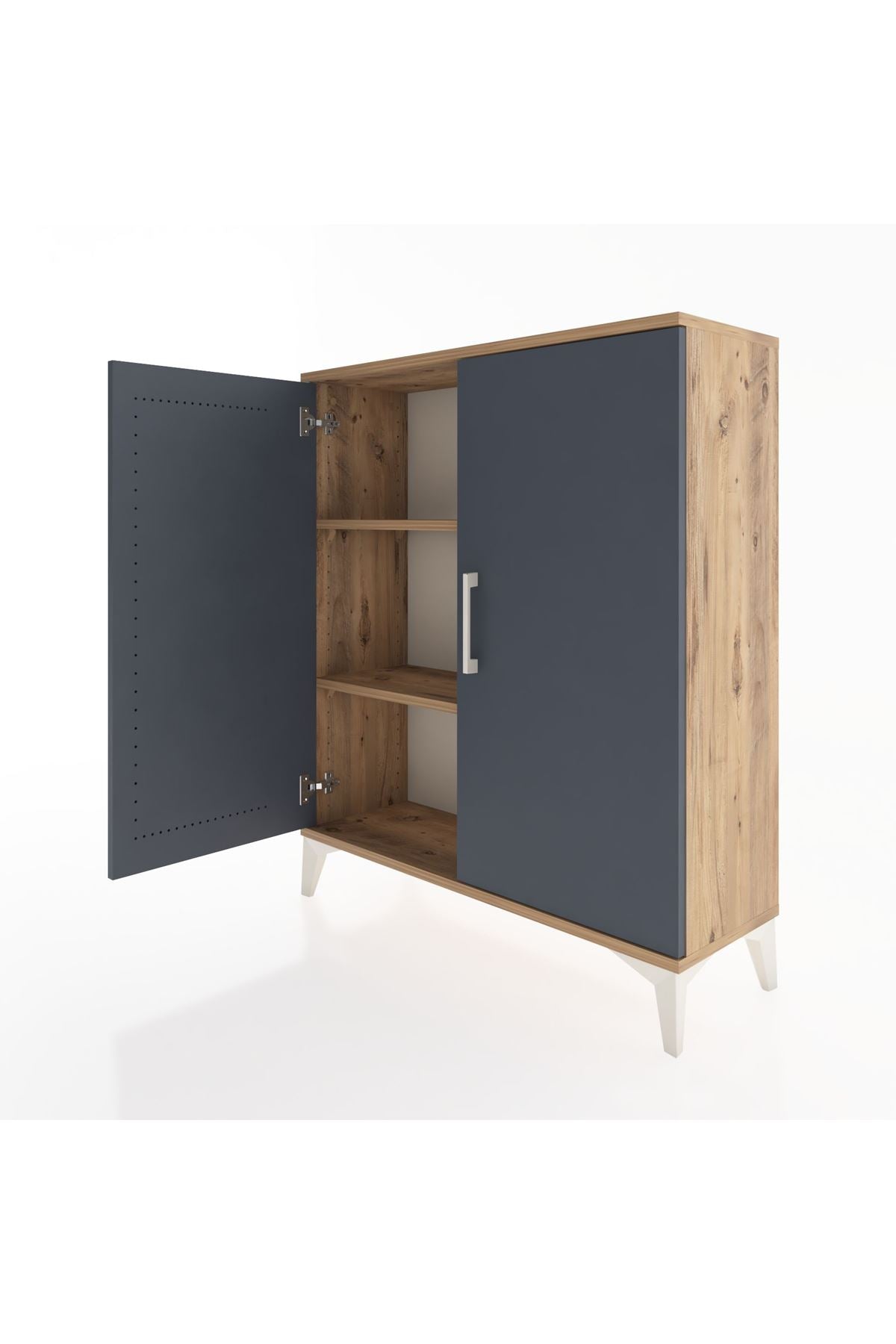 Arges Şifonyer 2 Raflı 2 Kapaklı 88x30x106 - S05M005V8A