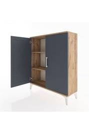 Arges Şifonyer 2 Raflı 2 Kapaklı 88x30x106 - S05M005V8A