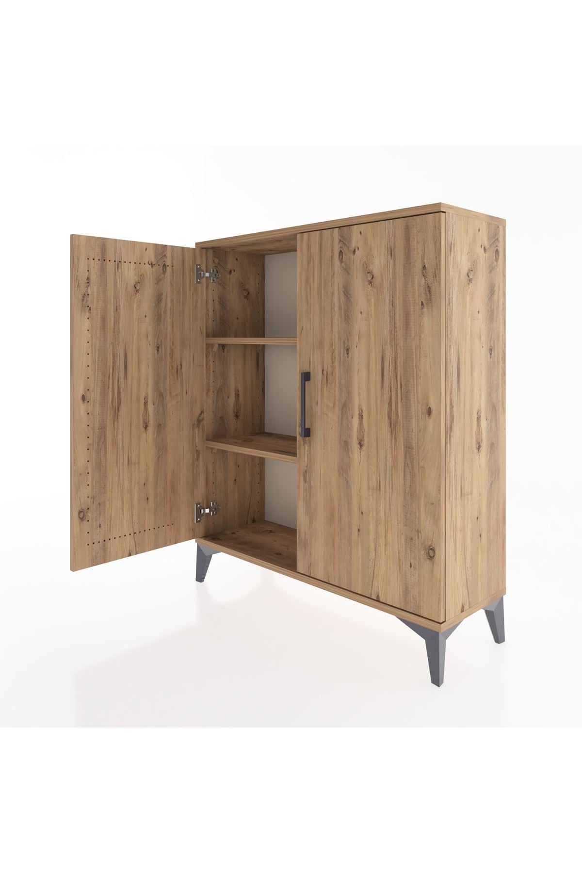 Arges Şifonyer 2 Raflı 2 Kapaklı 88x30x106 - S05M005V9A