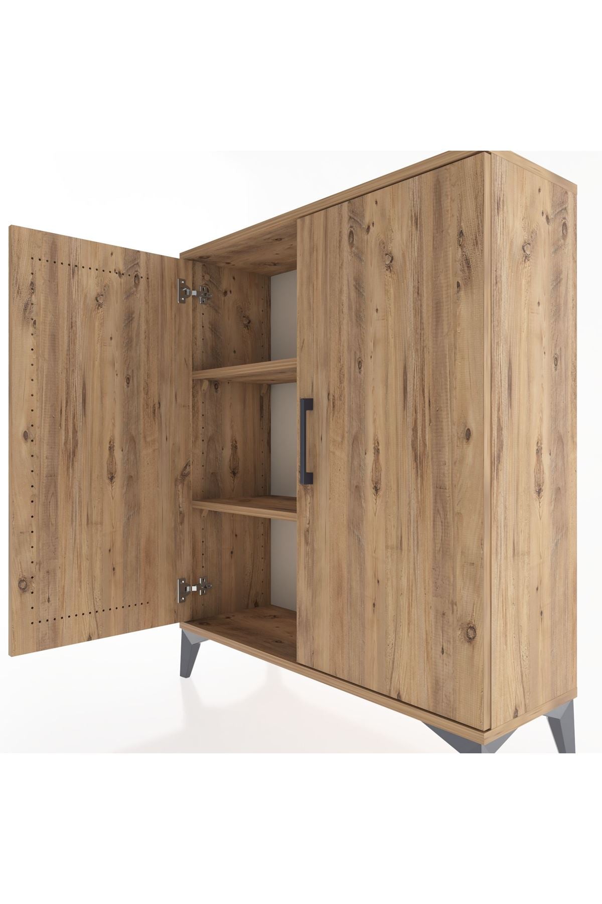 Arges Şifonyer 2 Raflı 2 Kapaklı 88x30x106 - S05M005V9A