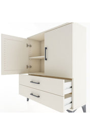 Arges Şifonyer 2 Raflı 2 Çekmeceli 2 Kapaklı 88x30x106 - S05M006V1A