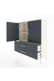 Arges Şifonyer 2 Raflı 2 Çekmeceli 2 Kapaklı 88x30x106 - S05M006V2A