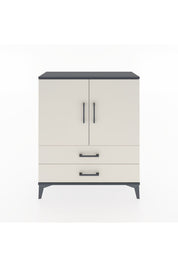 Arges Şifonyer 2 Raflı 2 Çekmeceli 2 Kapaklı 88x30x106 - S05M006V4A