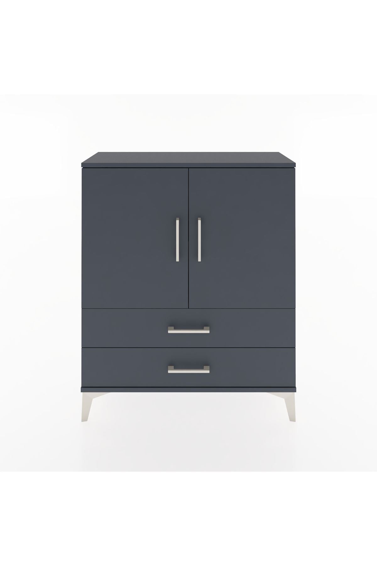 Arges Şifonyer 2 Raflı 2 Çekmeceli 2 Kapaklı 88x30x106 - S05M006V5A