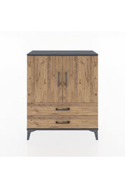 Arges Şifonyer 2 Raflı 2 Çekmeceli 2 Kapaklı 88x30x106 - S05M006V6A