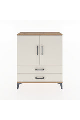Arges Şifonyer 2 Raflı 2 Çekmeceli 2 Kapaklı 88x30x106