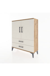 Arges Şifonyer 2 Raflı 2 Çekmeceli 2 Kapaklı 88x30x106 - S05M006V7A