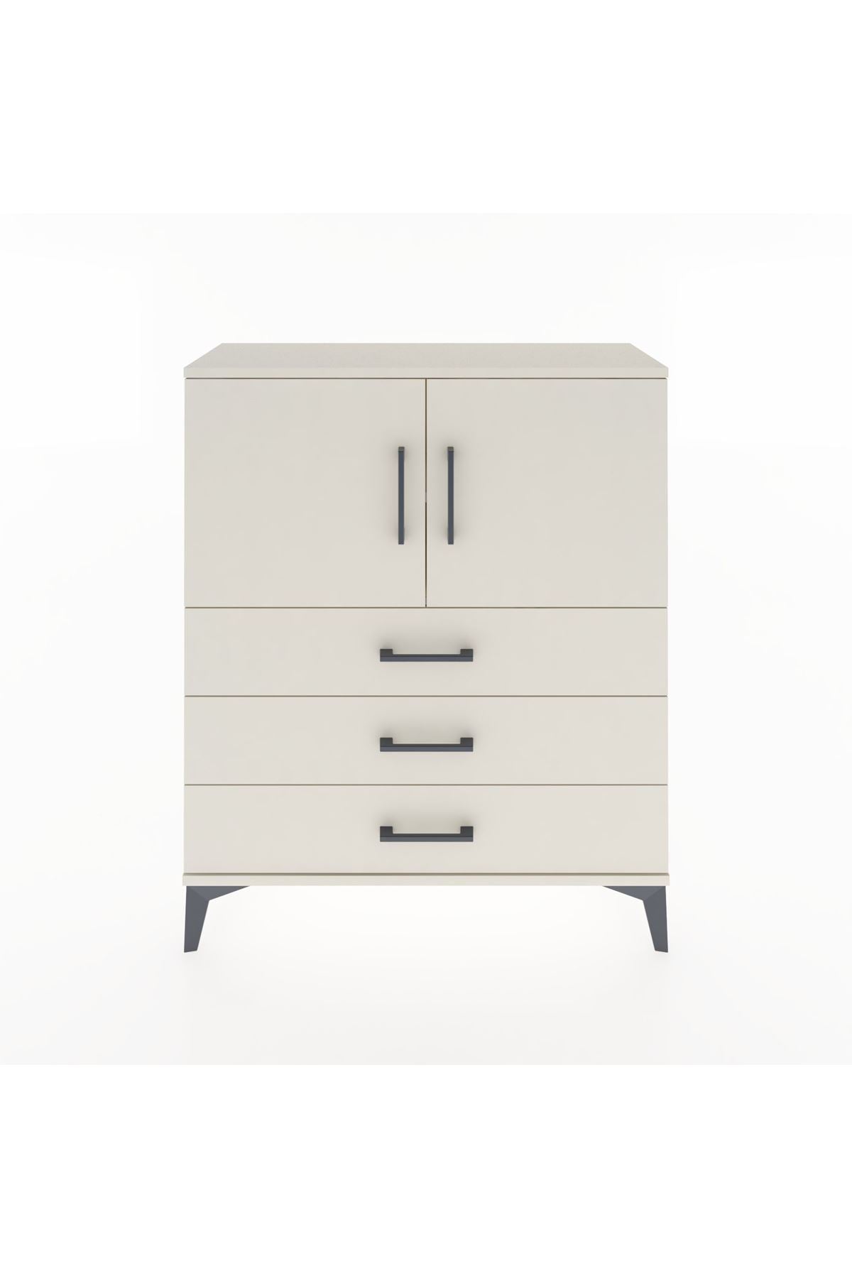 Arges Şifonyer 2 Raflı 3 Çekmeceli 2 Kapaklı 88x30x106 - S05M007V1A