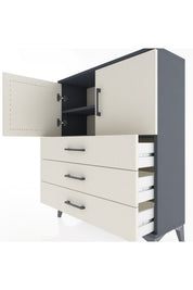 Arges Şifonyer 2 Raflı 3 Çekmeceli 2 Kapaklı 88x30x106 - S05M007V4A