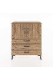 Arges Şifonyer 2 Raflı 3 Çekmeceli 2 Kapaklı 88x30x106 - S05M007V9A