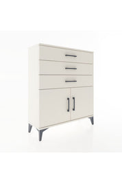 Arges Şifonyer Tek Raflı 3 Çekmeceli 2 Kapaklı 88x30x106 - S05M008V1A