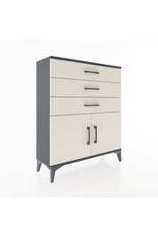 Arges Şifonyer Tek Raflı 3 Çekmeceli 2 Kapaklı 88x30x106 - S05M008V4A