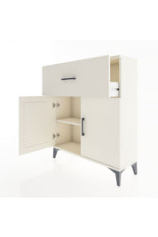 Arges Şifonyer Tek Raflı Tek Çekmeceli 2 Kapaklı 88x30x106 - S05M009V1A