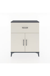 Arges Şifonyer Tek Raflı Tek Çekmeceli 2 Kapaklı 88x30x106 - S05M009V4A