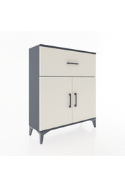 Arges Şifonyer Tek Raflı Tek Çekmeceli 2 Kapaklı 88x30x106 - S05M009V4A