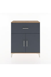 Arges Şifonyer Tek Raflı Tek Çekmeceli 2 Kapaklı 88x30x106 - S05M009V8A