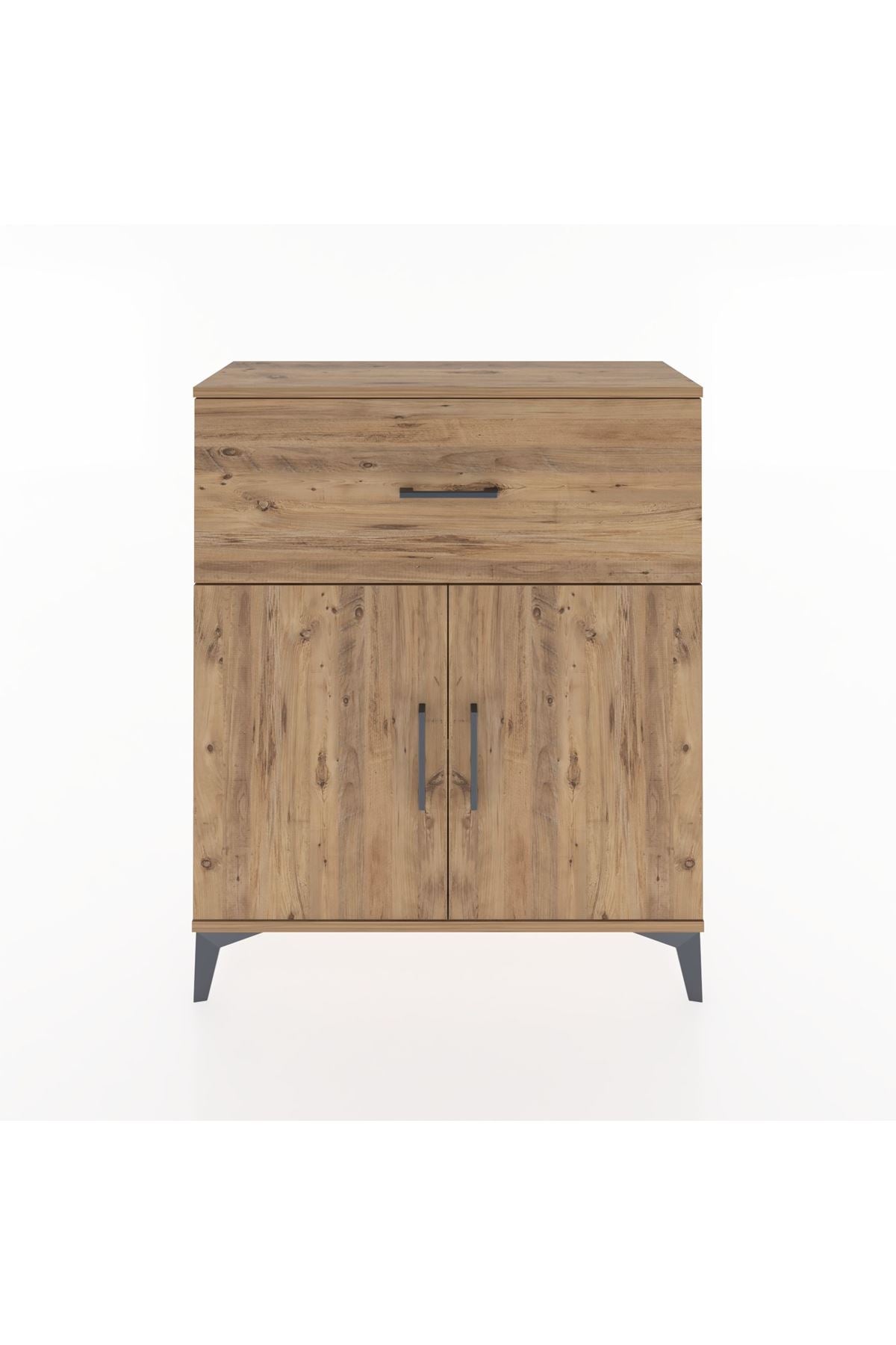 Arges Şifonyer Tek Raflı Tek Çekmeceli 2 Kapaklı 88x30x106 - S05M009V9A