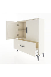 Arges Şifonyer 2 Raflı Tek Çekmeceli 2 Kapaklı 88x30x106 - S05M010V1A