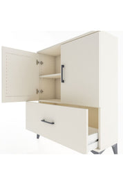 Arges Şifonyer 2 Raflı Tek Çekmeceli 2 Kapaklı 88x30x106 - S05M010V1A