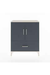 Arges Şifonyer 2 Raflı Tek Çekmeceli 2 Kapaklı 88x30x106