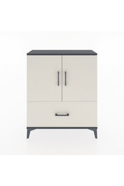 Arges Şifonyer 2 Raflı Tek Çekmeceli 2 Kapaklı 88x30x106 - S05M010V4A