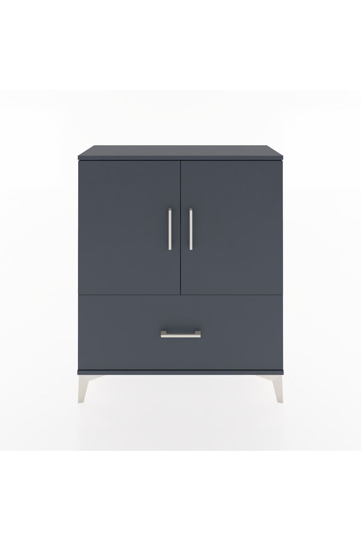 Arges Şifonyer 2 Raflı Tek Çekmeceli 2 Kapaklı 88x30x106 - S05M010V5A