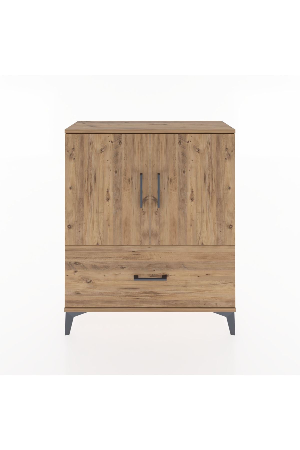 Arges Şifonyer 2 Raflı Tek Çekmeceli 2 Kapaklı 88x30x106 - S05M010V9A