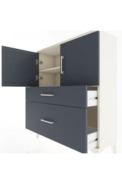 Arges Şifonyer 2 Raflı 2 Çekmeceli 2 Kapaklı 88x30x106 - S05M011V2A