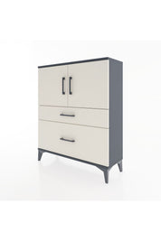 Arges Şifonyer 2 Raflı 2 Çekmeceli 2 Kapaklı 88x30x106 - S05M011V4A