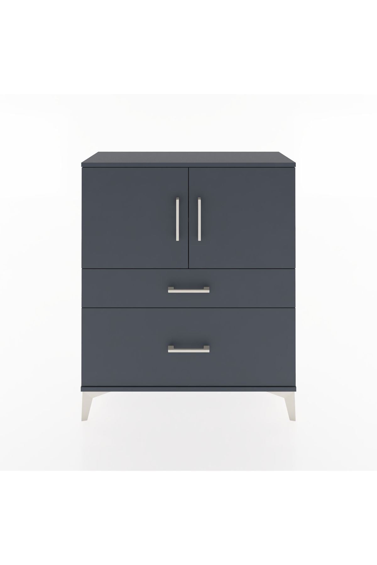 Arges Şifonyer 2 Raflı 2 Çekmeceli 2 Kapaklı 88x30x106 - S05M011V5A