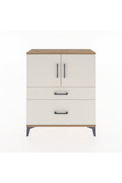 Arges Şifonyer 2 Raflı 2 Çekmeceli 2 Kapaklı 88x30x106 - S05M011V7A