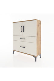 Arges Şifonyer 2 Raflı 2 Çekmeceli 2 Kapaklı 88x30x106 - S05M011V7A