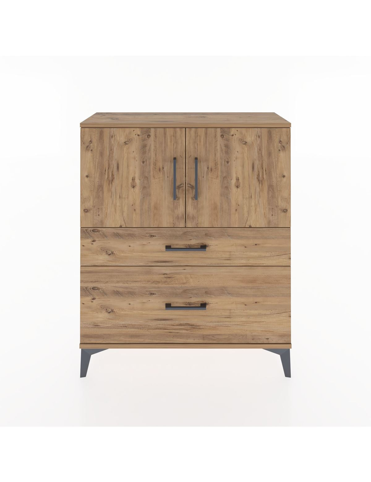 Arges Şifonyer 2 Raflı 2 Çekmeceli 2 Kapaklı 88x30x106 - S05M011V9A