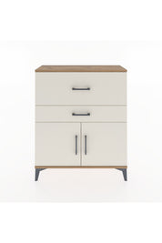 Arges Şifonyer Tek Raflı 2 Çekmeceli 2 Kapaklı 88x30x106 - S05M012V7A