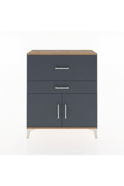 Arges Şifonyer Tek Raflı 2 Çekmeceli 2 Kapaklı 88x30x106 - S05M012V8A