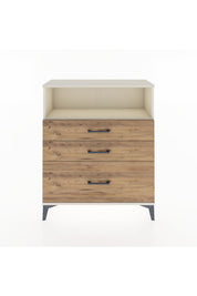 Arges Şifonyer Tek Raflı 3 Çekmeceli 88x30x106 - S05M013V3A