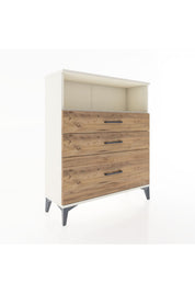 Arges Şifonyer Tek Raflı 3 Çekmeceli 88x30x106 - S05M013V3A