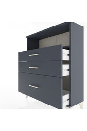 Arges Şifonyer Tek Raflı 3 Çekmeceli 88x30x106 - S05M013V5A