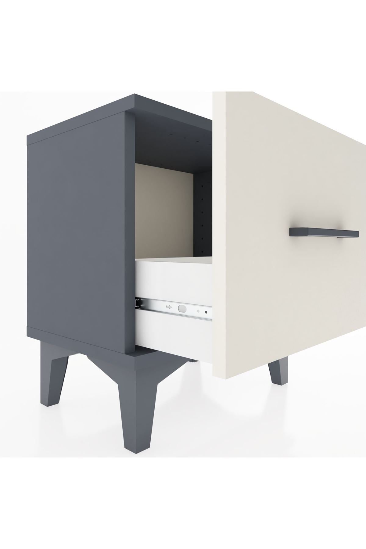 Arges Komodin Tek Çekmeceli 44x30x48 - S06M001V4A