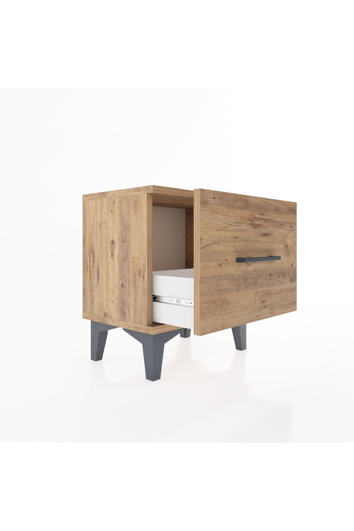 Arges Komodin Tek Çekmeceli 44x30x48 - S06M001V9A