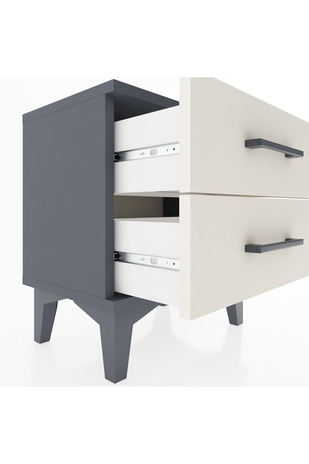 Arges Komodin 2 Çekmeceli 44x30x48 - S06M002V4A
