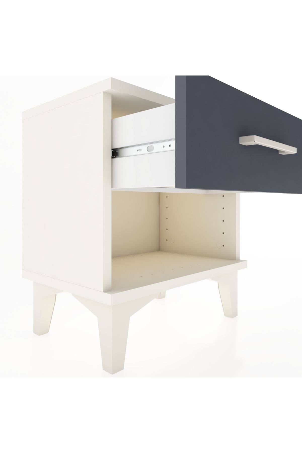 Arges Komodin Tek Çekmeceli 44x30x48 - S06M003V2A